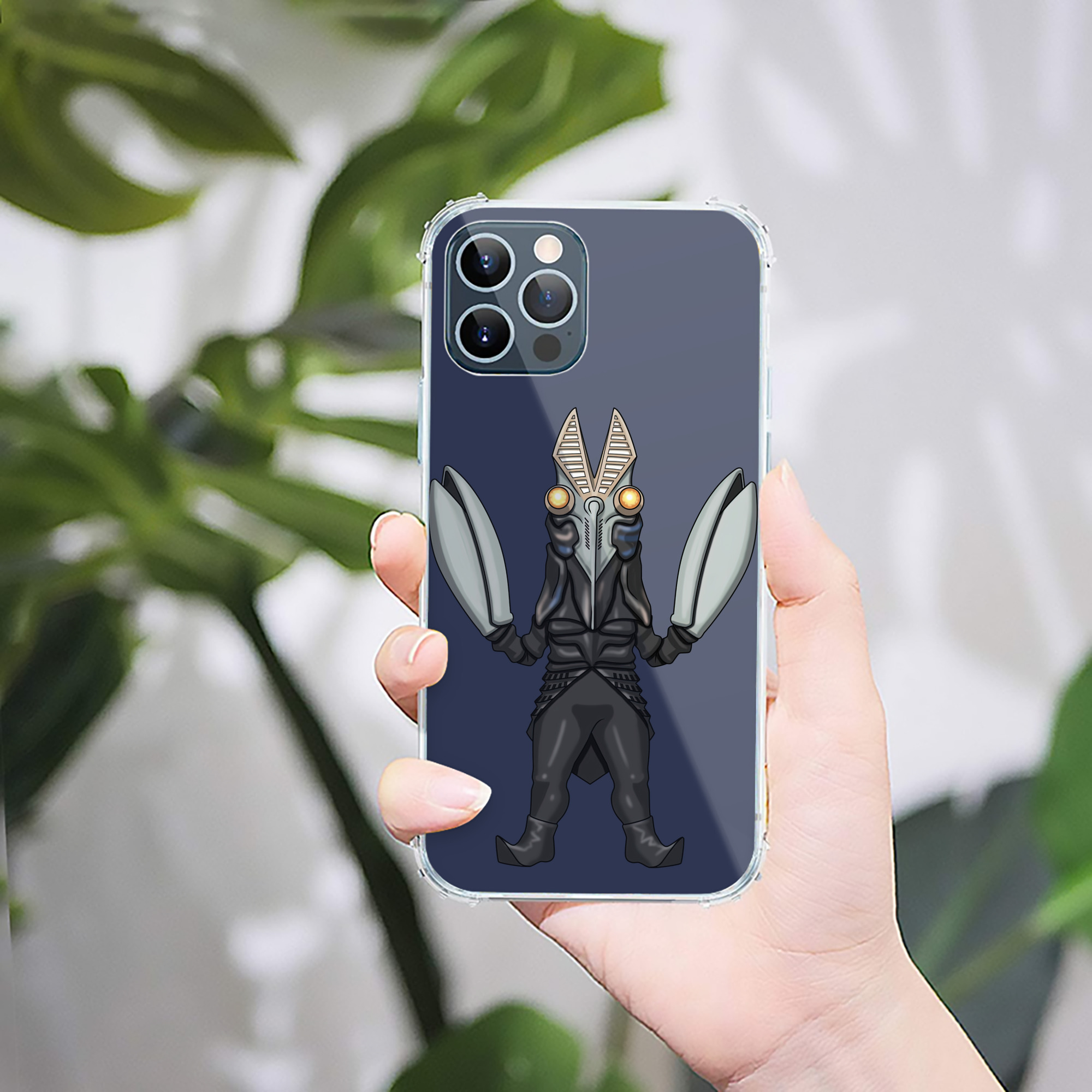 （画像用） ウルトラマン Ultraman 【iPhone 12シリーズ対応】透明スマホケース（クリアソフトケース）